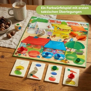 Jocuri pentru copii HABA Mein erster Spieleschatz - 10 jocuri clasice, pentru 3 ani - Img 3
