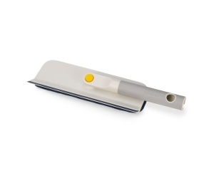 Joseph Joseph CleanTech 2-in-1 Light Stone Racleta geamuri si pad microfibra