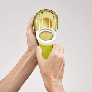 Joseph Joseph GoAvocado, Instrument de avocado 3 in 1 cu maner moale, verde - Img 4