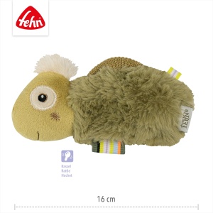 Jucarie bebelusi Fehn Stabgreifling Chameleon 042221 cu Rassel Material moale 16 cm - Img 5