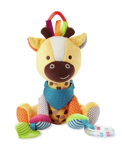 Jucarie de activitate Skip Hop Bandana Buddies cu dentitie, jucarie multisenzoriala, de la 0 luni