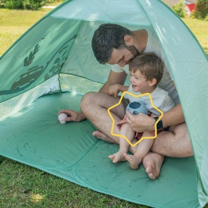 Jucarie de baie Badabulle - Canistra Nilpede 2-in-1 din silicon, usoara si sigura - Img 7