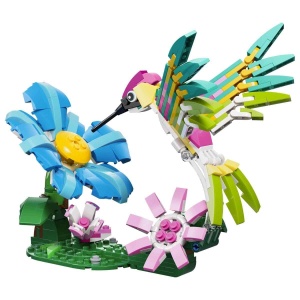 Jucarie de Constructie LEGO Creator 3in1 31384 - Kolibri Colorat, 312 Piese - Img 4