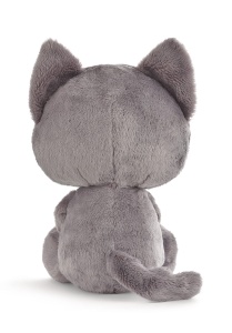 Jucarie de plus NICI GLUBSCHIS Felinja 25cm gri-bej ochi stralucitori - Img 3