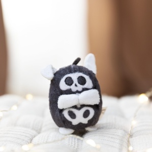Jucarie de plus Piboo NICI 5cm - Iepuras Skelett, Kawaii, Ideal pentru Cadou - Img 5