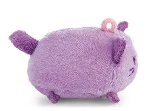 Jucarie de Plus Pisica Angy 5cm - Lila, Accesoriu Kawaii pentru Toate Varstele - Img 3
