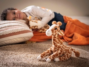 Jucarie de Plus Steiff Gina Giraffe - 25 cm, Culoare Hellbraun cu Puncte - Img 4