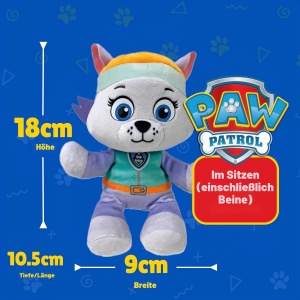 Jucarie de plus TY Everest Paw Patrol, colectie Beanie, moale si pufoasa - Img 3