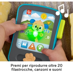 Jucarie electronica Fisher-Price Hundchen cu muzica si lumini, multi-lingv - Img 3