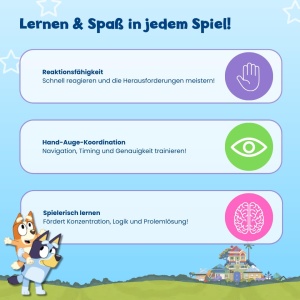 Jucarie electronica VTech Bluey Gaming Buddy cu 6 jocuri - Img 6