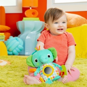 Jucarie interactiva Bright Starts Huggin Lights Elefant muzica si lumini unisex - Img 2