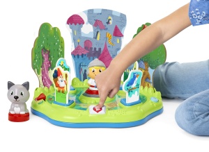Jucarie interactiva Chicco Fabulous Creastorie Montessori 4 moduri de joaca dezvoltare cognitiva si creativitate - Img 3