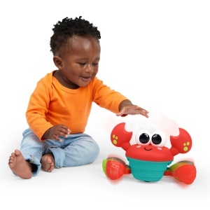 Jucarie interactiva pentru bebelusi Bright Starts Crab, muzica si dans, rosu - Img 3