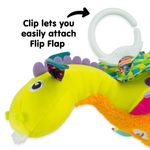 Jucarie Lamaze Diego Dragonul Zburator Verde cu Clip de Prindere - Img 6