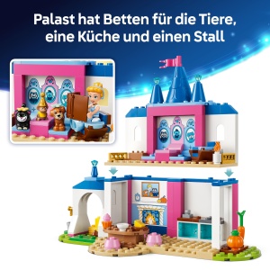 Jucarie LEGO Disney Princess Palatul Cinderellei cu Mini Pupa si 4 Figurine - Img 6