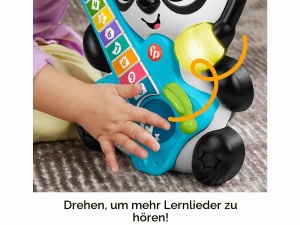 Jucarie muzicala interactiva Fisher-Price HYK93 Panda cu 10 butoane, pentru invatarea numerelor si formelor - Img 5