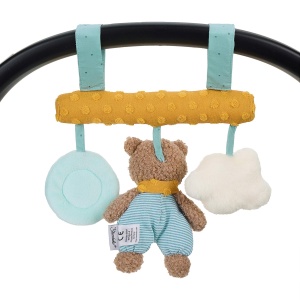 Jucarie pentru bebelusi Sterntaler Bar Ben cu Rassel, Multicolor, cu Velcro - Img 4