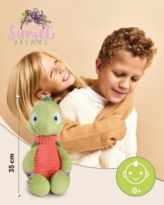 Jucarie Plus NICI Turtle Tateus 35cm - Materiale Reutilizate Design Realist - Img 2