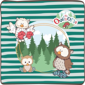 Jucarie Plush NICI Baby-Eule Owlino 70 cm, Culoare MaroVerde, Ideal pentru Bebei si Copii - Img 2