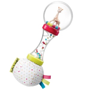 Jucarie Zornaitoare Sophie la Girafe Maracas pentru Bebelusi Ergonomica si Usor de Manipulat