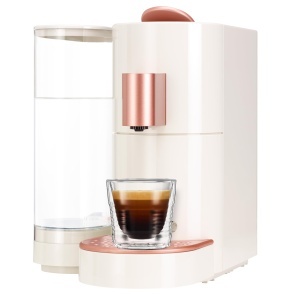K-fee TWINS II Kapselmaschine 23L 19 Bar Beige-Rose Gold
