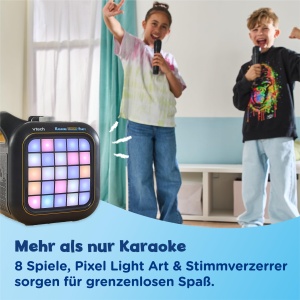 Karaoke portabil VTech Karaoke Light Party cu 2 microfoane, Bluetooth - Img 3