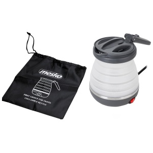 Kettle Electric Mesko MS1375, 0.6L, 750W, Alb, Faltabil - Img 3