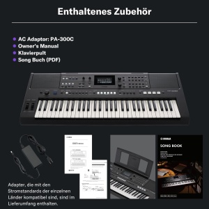 Keyboard Yamaha PSR-E583 61 taste, 890 voci, negru - Img 8