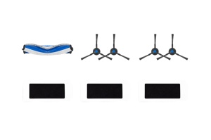 Kit accesorii ECOVACS DEEBOT T30 OMNIT30 PRO, perie principala anti-tangle, 4 perii laterale, 3 filtre antibacteriene
