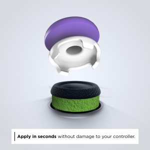 Kit de Performanta KontrolFreek pentru Controller PlayStation 5 si 4, Culoare Purple Galaxy - Img 6