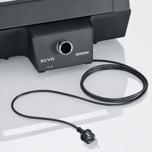 Kit de upgrade SEVERIN SEVO SMART CONTROL pentru gratar electric SEVO, modul de gratar inteligent cu control al aplicatiei si afisaj OLED, pentru gratar de balcon cu optiune de gatire lenta, negru, ZB 8194 - Img 5