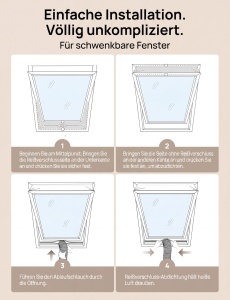 Kit Etansare Fereastra pentru Aer Conditionat DREO 400cm, Waterproof, Autoadeziv - Img 6