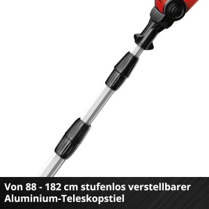 Kit multifunctional fara fir Einhell GE-HC 18 Li T (18V, 3Ah, tuns gard viu 2 in 1 si ferastrau cu lant, sabie Oregon, incl. baterie si incarcator) - Img 7