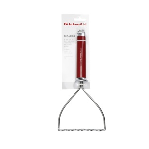 KitchenAid Masher de cartofi, ustensile de bucatarie din otel inoxidabil - rosu imperiu - Img 2