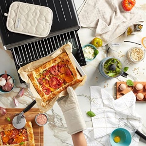 KitchenAid Onion Quilt KT OM PH Prosop de bucatarie, manusa de cuptor si set de suporturi pentru oale, milkshake - Img 10
