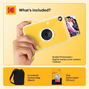 Kodak Printomatic Camera Instant Galben 10MP Fotografie ZINK fara Tinta - Img 2