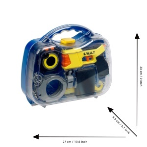 Koffer S.W.A.T. Theo Klein 8838 Jucarie cu accesorii 27x23x9.5 cm - Img 3