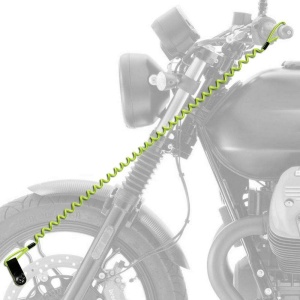 Lacat pentru disc Dunlop cu cablu de 1.5m, 4mm, negru - Img 3
