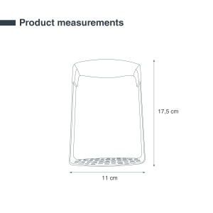 Lacor 62897 Presa de cartofi otel inoxidabil 1810 maner ergonomic negru - Img 2