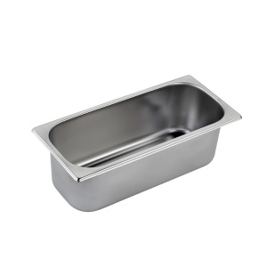 Lacor 66172 Recipient pentru inghetata otel inoxidabil 1810 360x165x120 mm design compact si empilabil