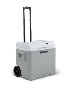 Lada frigorifica electrica IGLOO IE42 42L 12V230V cu maner telescopic si roti Gri - Img 7