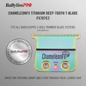 Lama de schimb BabylissPRO FX707C2 Chameleon FX Titanium pentru trimmer - Img 2