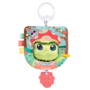 Lamaze Finlee Look Book Cartea de Activitati pentru Bebelusi cu Texturi si Elemente Interactive
