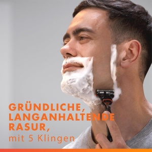 Lame de ras Gillette Fusion5, 24 bucati, 5 lame, Gleitstreifen mare - Img 2