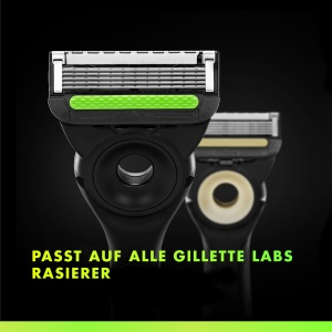 Lame de ras Gillette Labs, 5 bucati, negru, compatibile cu toate aparatele Gillette Labs - Img 4