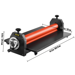 Laminator manual VEVOR 1000 mm Kaltlaminator cu structura metalica si role din cauciuc - Img 8