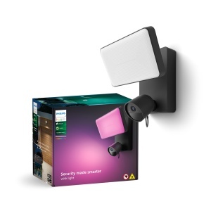 Lampa cu proiector Philips Hue Secure, 2250 Lumen, 1080p HD, Culoare si Alb