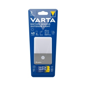 Lampa cu senzor de miscare Varta, LED, inclusiv 3x AAA baterii, rezistenta la apa - Img 2