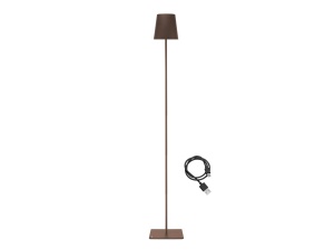 Lampa de birou Beper P201UTP405, 2.5W, USB reincarcabila, 3 culori, Corten