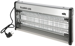 Lampa de insecte Kerbl EcoKill LED 2.0, eficienta energetica, aluminiu, usor